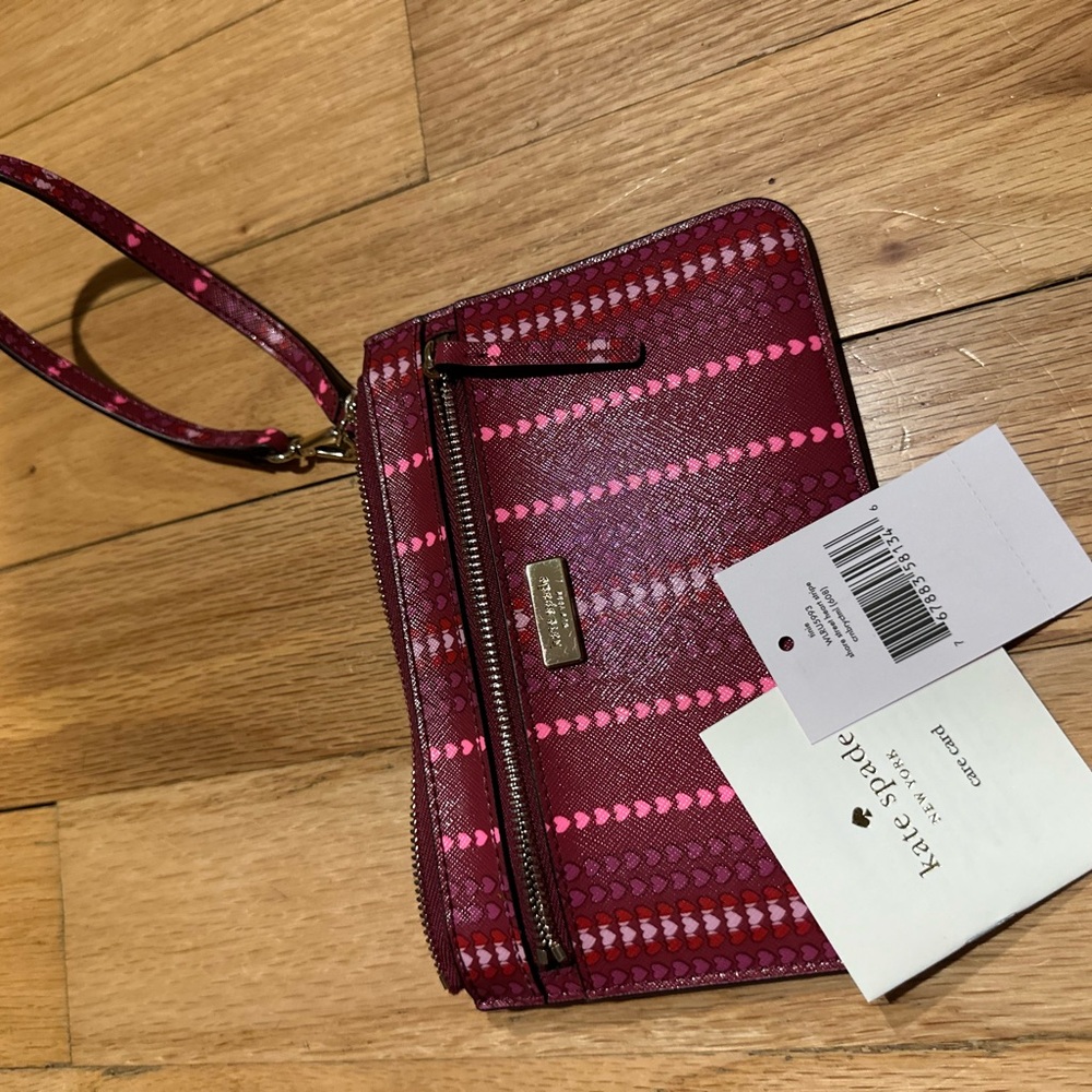 Kate Spade Vibrant Pink and Red Clutch